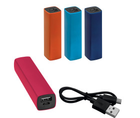 Powerbank 2200 mAh with USB port in a box