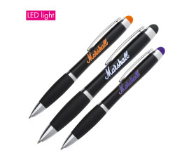 Ballpen with touch function and LED La Nucia