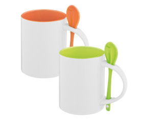 Mug with spoon