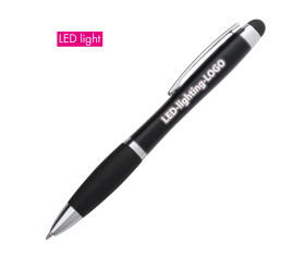 Ballpen with touch function and LED La Nucia