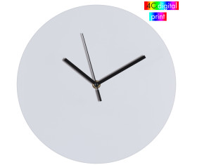 Wall clock with allover printable dial Venice